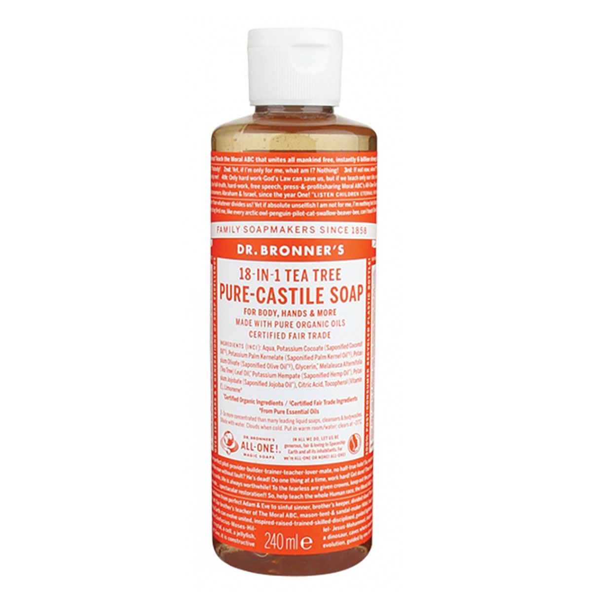 Dr. Bronner's Teatree Liquid Soap Buy Now