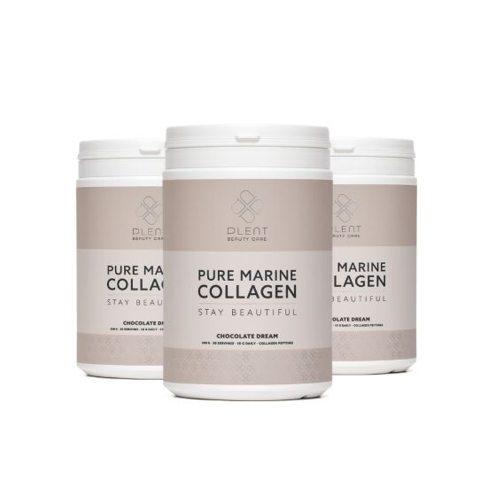 Plent - Marine Collagen Chocolate Dream  300 g - Bundle of 3