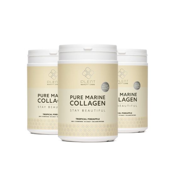 plent beauty care bundle of 3 - tropical pineapple 