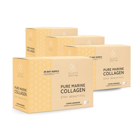 Pure Marine Collageen +C - Citrus Lemonade - 4x30 sachets (3+1 Free)