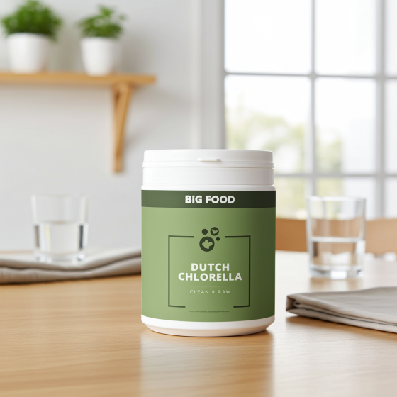 Big Food – Nederlandse Chlorella – 1 kg (4000 Tabletten) – Biologisch & RAW - Big Food