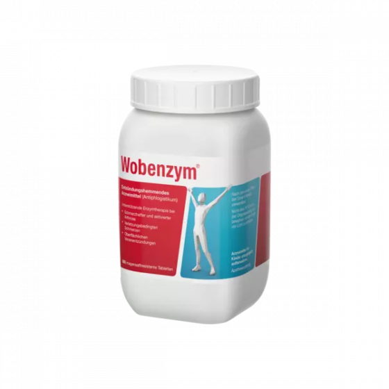 Wobenzym® enzymensupplement - met bromelaïne, trypsine & rutine – 800 tabletten