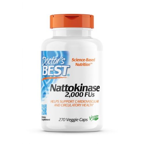 Doctor's Best - Nattokinase - 270 V-Caps (2,000 FU)