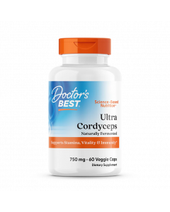 Doctor's Best - Ultra Cordyceps - 750 mg - 60 Veggie Caps