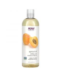 Abrikoskerneolie – 473 ml – 100 % Ren Koldpresset Olie til Hud og Hår - Now Foods