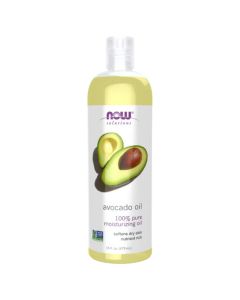 Avocado Olie – 473 ml – 100 % Ren Planteolie til Hud, Hår og Madlavning - NOW Foods