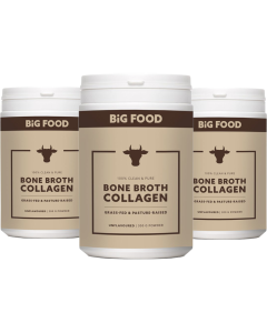 Big Food Beef Bone Broth Collagen – Pakke med 3 × 300 g