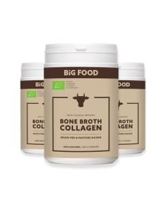Beef Bone Broth Økologisk - 3x300g - Big Food