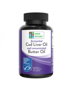 Green Pasture – Gefermenteerde Levertraan / Boterolie – 120 Capsules