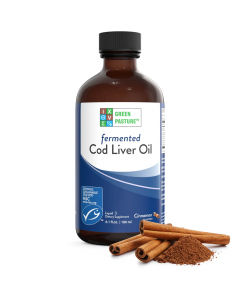 Green Pasture - Gefermenteerde Levertraan - Kaneel - 176 ml