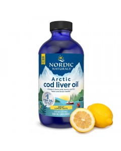 Arctic Cod Liver Oil - 1060mg - Lemon - 237 ml - Nordic Naturals