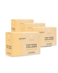 Pure Marine Collageen +C - Citrus Lemonade - 4x30 sachets (3+1 Free)