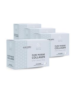 Pure Marine Collageen +C - Unflavoured - 4 x 30 Sachets - 3+1 Gratis - Voordeelpakket Aanbieding