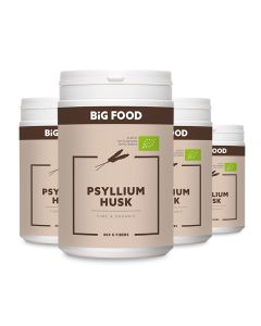 Big Food Bio Psyllium Husk Fibre – Eksklusiv 3+1 END OF YEAR DEAL