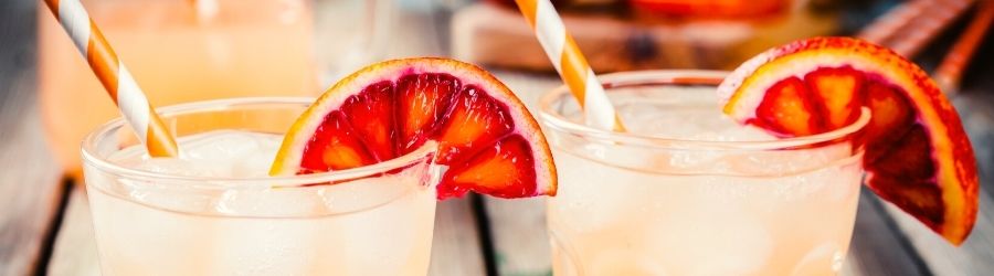 Ginger cocktail with kombucha and vodka