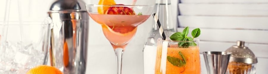 Ginger cocktail with kombucha and vodka