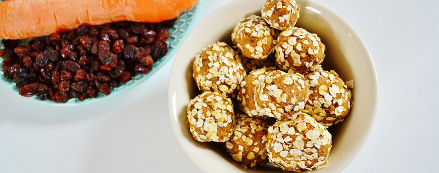 Recipe vegan raw carrot balls
